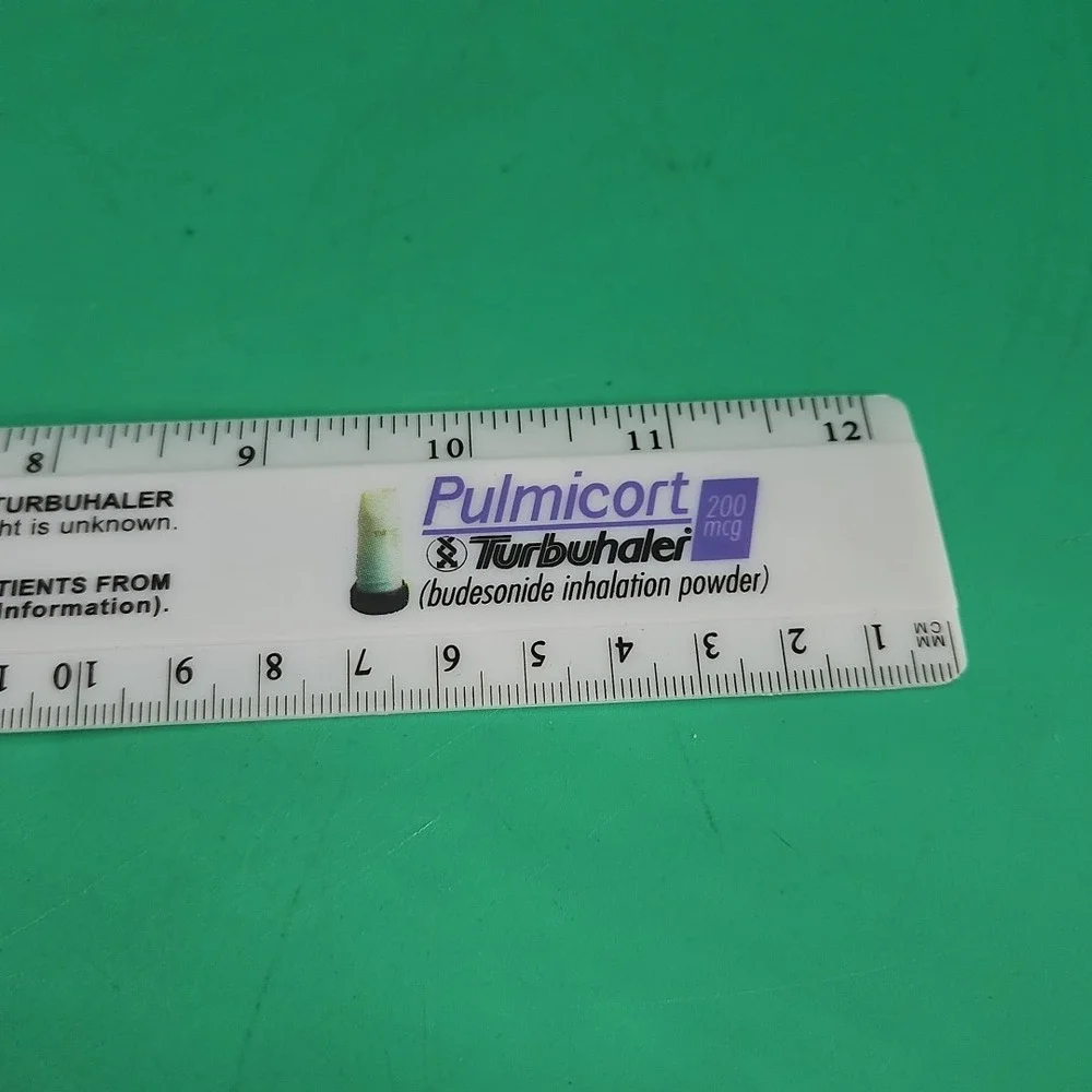 Pulmicort Pharmaceutical Drug Rep Collectible Ruler 12